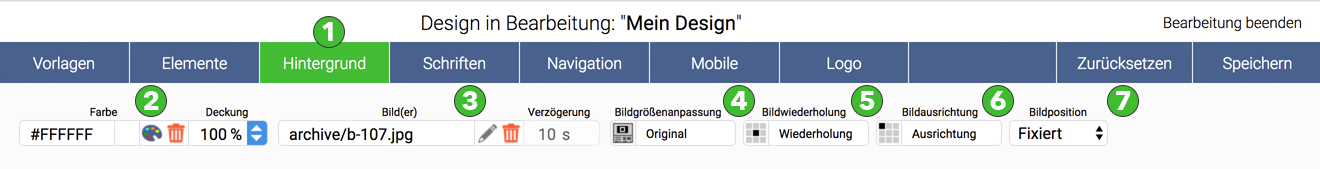 design editor hintergrund 2021 dt